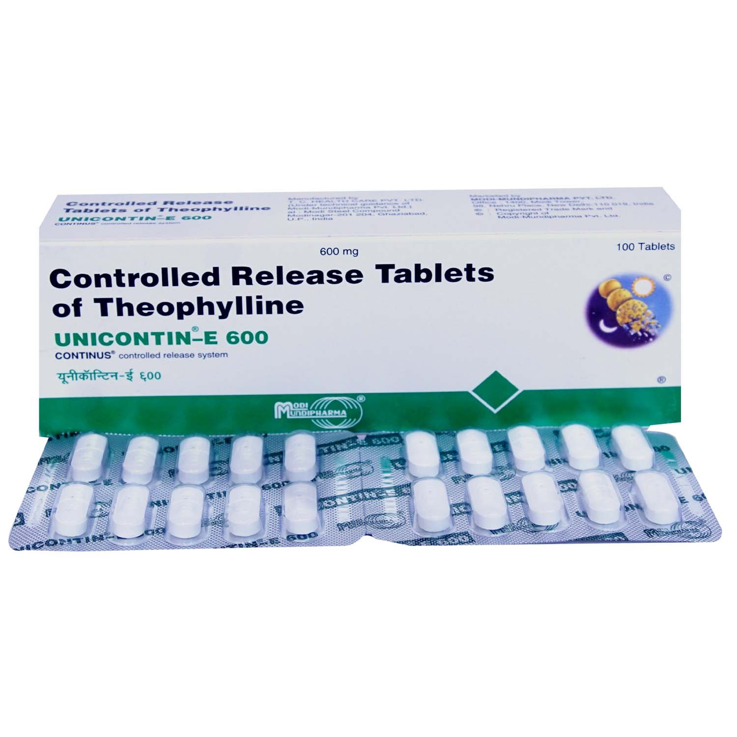 Unicontin-E 600 Tablet 10's, Pack of 10 TABLETS Unicontin-E 600 Tablet 10's, Pack of 10 TABLETS