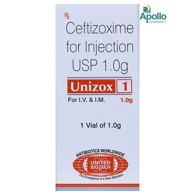 Unizox Injection 1 gm, Pack of 1 INJECTION