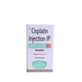 UNIPLATIN 50MG INJECTION, Pack of 1 INJECTION