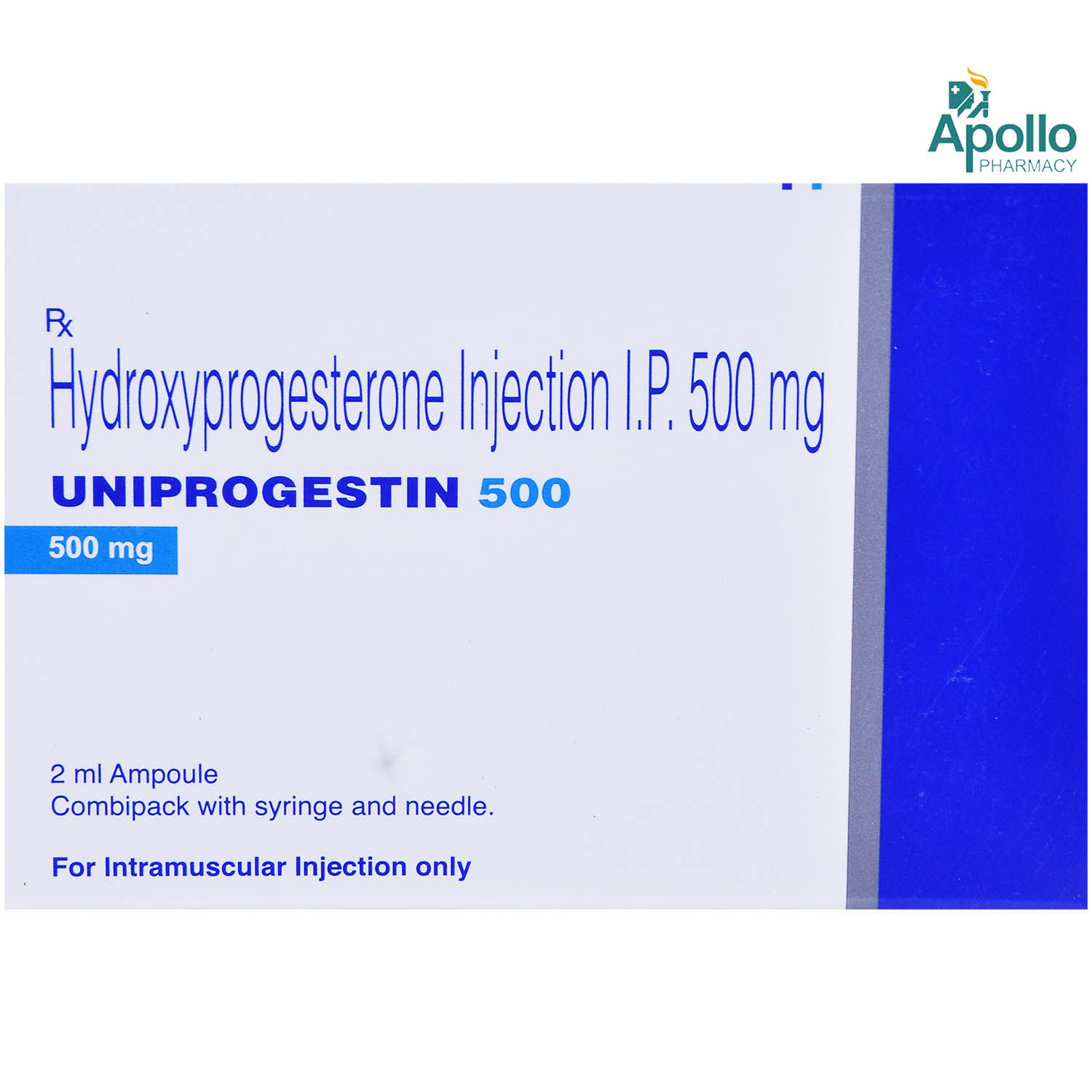 Buy Uniprogestin 500 mg Injection 2 ml Online