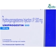 Uniprogestin 500 mg Injection 2 ml