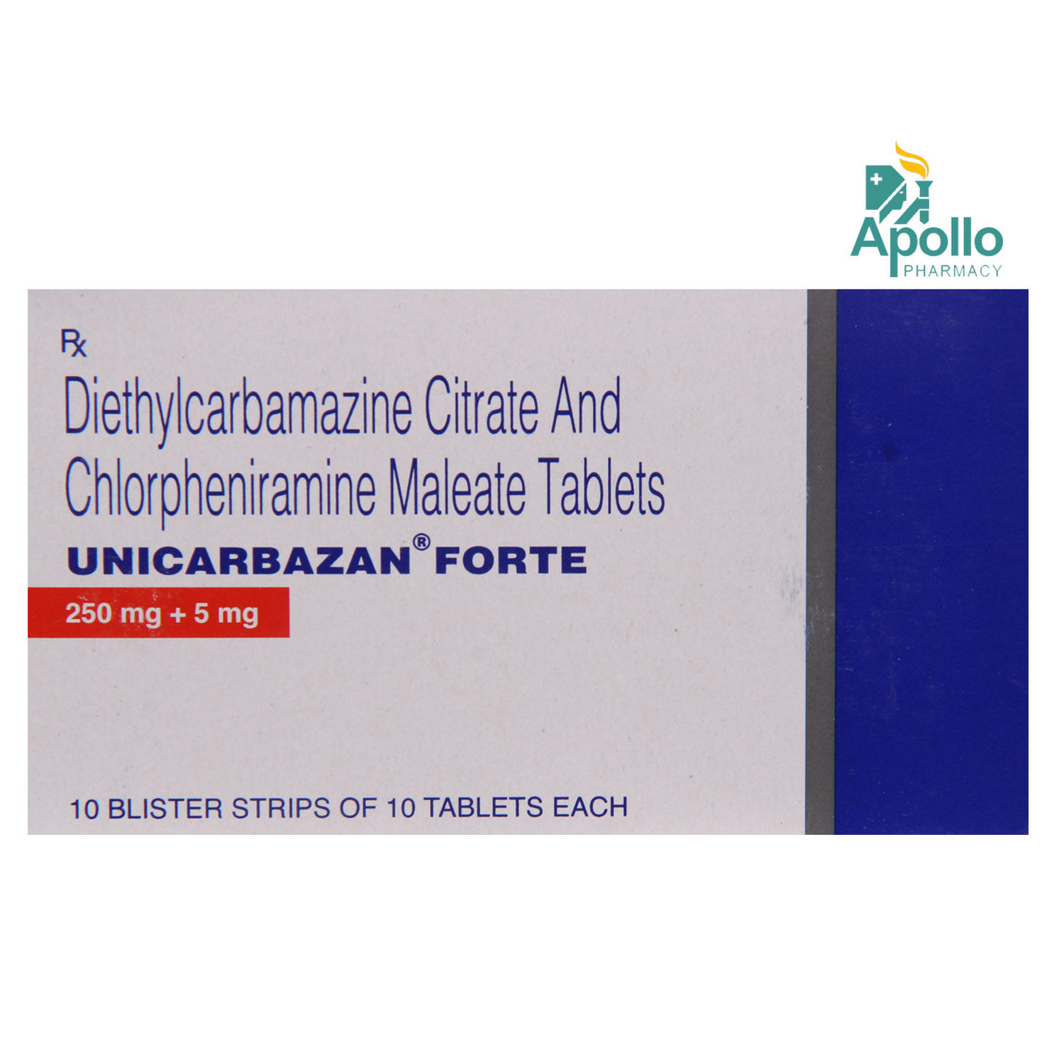 Buy Unicarbazan Forte Tablet 10's Online