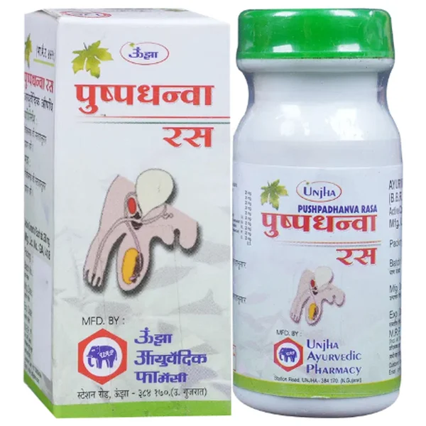 Unjha Pushpadhanva Rasa, 40 Tablets, Pack of 1