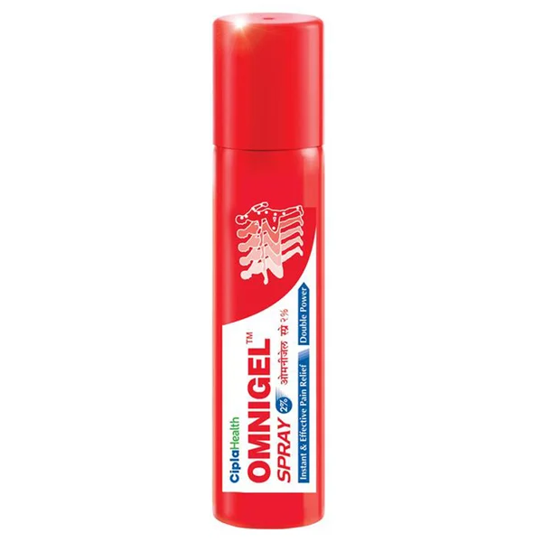 Omnigel 2% Double Power Spray, 75 gm