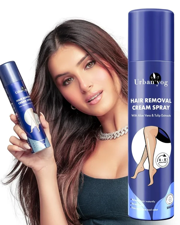 Urban Yog Tulip Hair Removal Cream Spray for Women, 200 ml