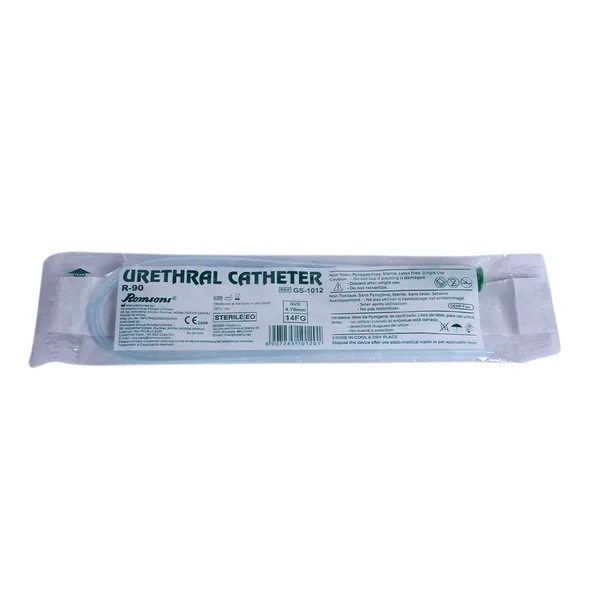 Romsons Urethral Catheter R-90, 1 Count, Pack of 1