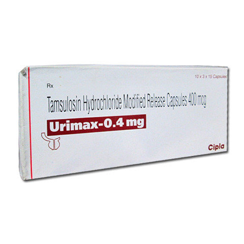 Urimax-0.4 mg Capsule 15's, Pack of 15 CAPSULES Urimax-0.4 mg Capsule 15's, Pack of 15 CAPSULES
