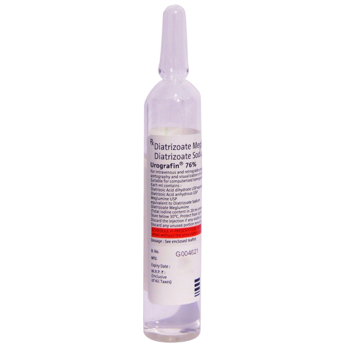 Buy UROGRAFIN AMPULE 76% INJECTION 20ML Online