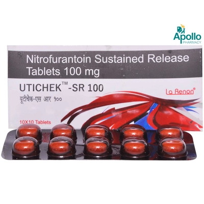 Utichek Sr 100mg Tablet 10's, Pack of 10 TabletS