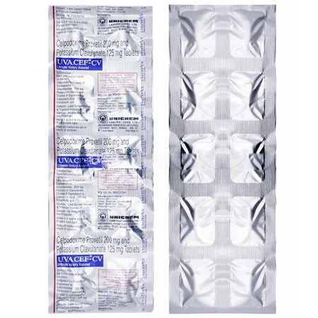 UVA Cef CV Tablet 10's
