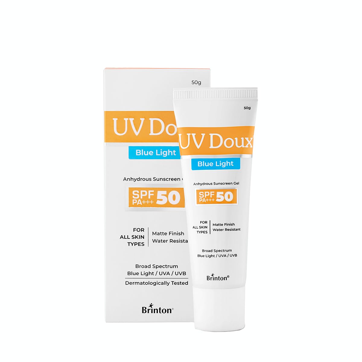 UV Doux Blue Light SPF 50 PA+++ Sunscreen Gel 50 gm, Pack of 1 UV Doux Blue Light SPF 50 PA+++ Sunscreen Gel 50 gm, Pack of 1