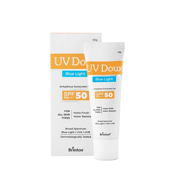 UV Doux Blue Light SPF 50 PA+++ Sunscreen Gel 50 gm