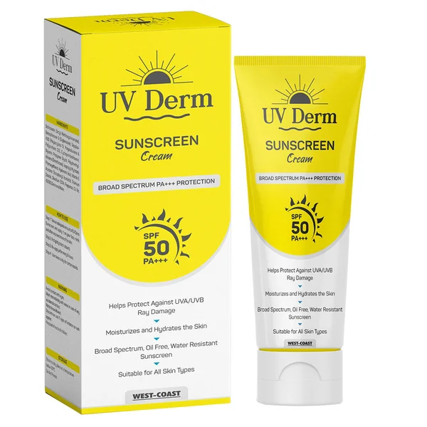 Westcoast UV Derm SPF 50 Sunscreen Cream, 75 gm