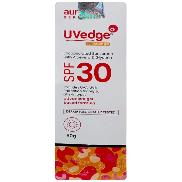 Uvedge Spf 30 Sunscreen Gel 50 gm