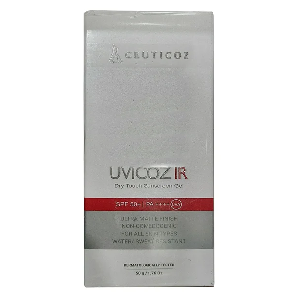 Uvicoz IR Spf 50+ Pa++++ Sunscreen Gel 50 gm