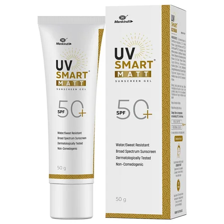 UV Smart Matt SPF50+ Sunscreen Gel 50 gm