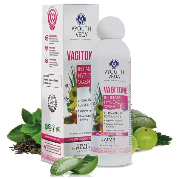 Aimil Ayouthveda Vagitone Intimate Hygiene Wash, 100 ml
