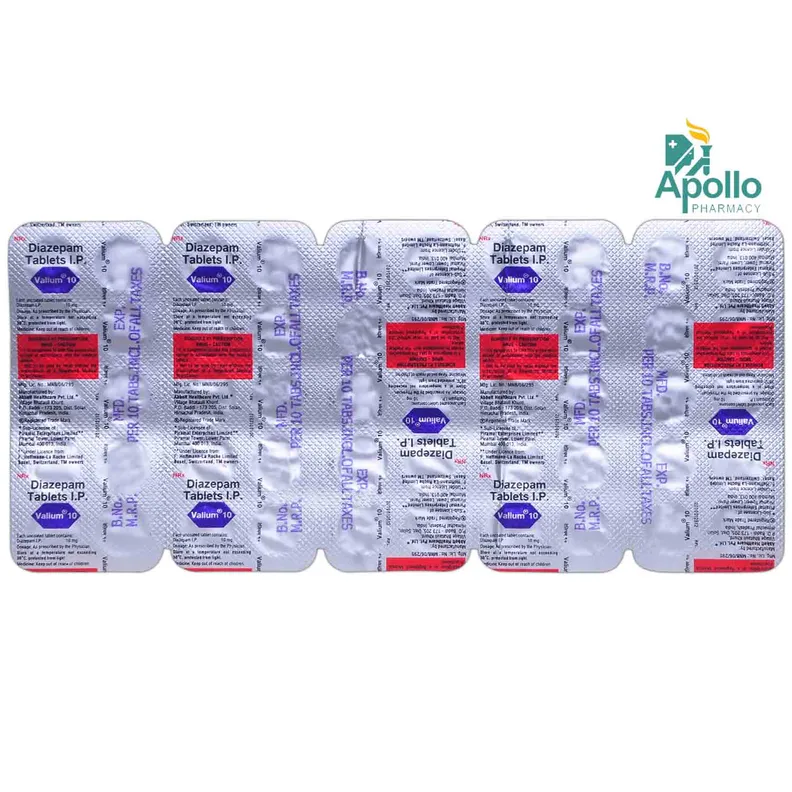 Buy Valium 10Mg Tablet online | Uses, Side Effects, Price and ...
