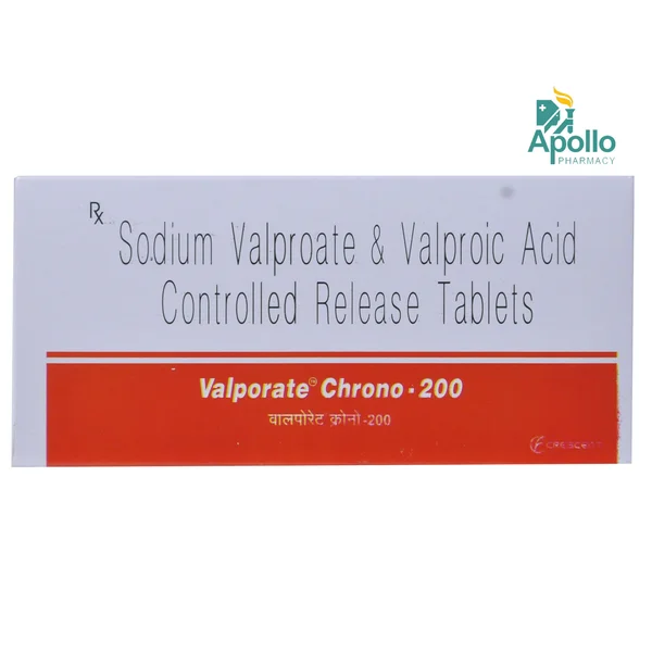 Valporate Chrono 200 Tablet 10's, Pack of 10 TABLETS