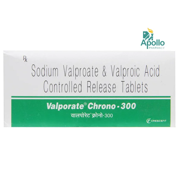 Valporate Chrono 300 Tablet 10's, Pack of 10 TABLETS
