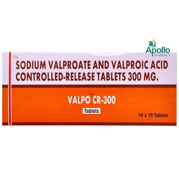 VALPO CR 300MG TABLET, Pack of 10 TABLETS