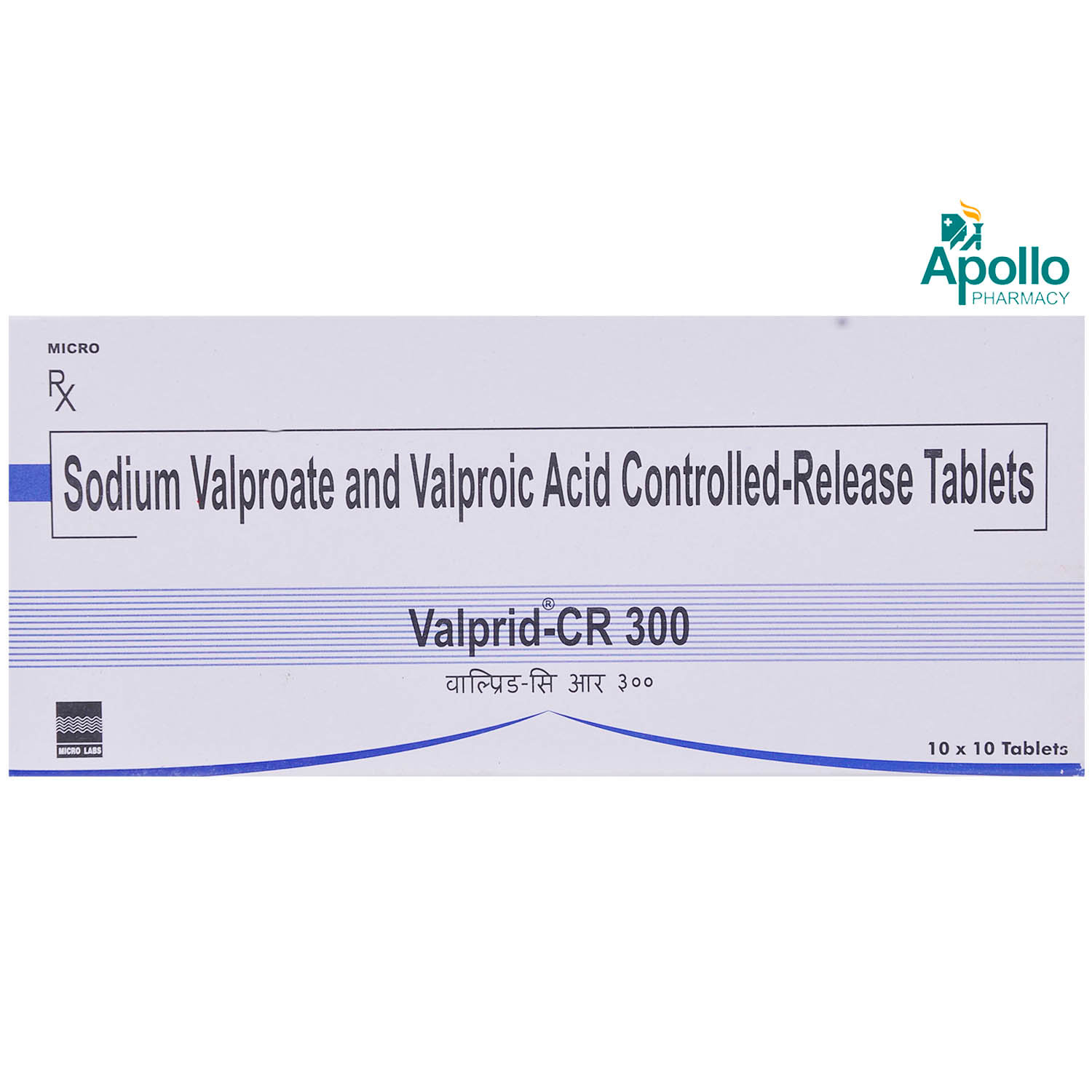 Valprid-CR 300 Tablet 10's, Pack of 10 TABLETS Valprid-CR 300 Tablet 10's, Pack of 10 TABLETS