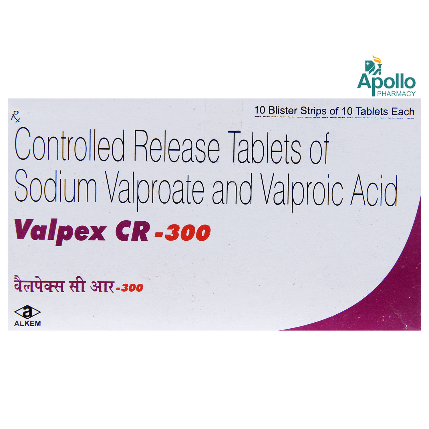 Valpex CR-300 Tablet 10's, Pack of 10 TabletS Valpex CR-300 Tablet 10's, Pack of 10 TabletS
