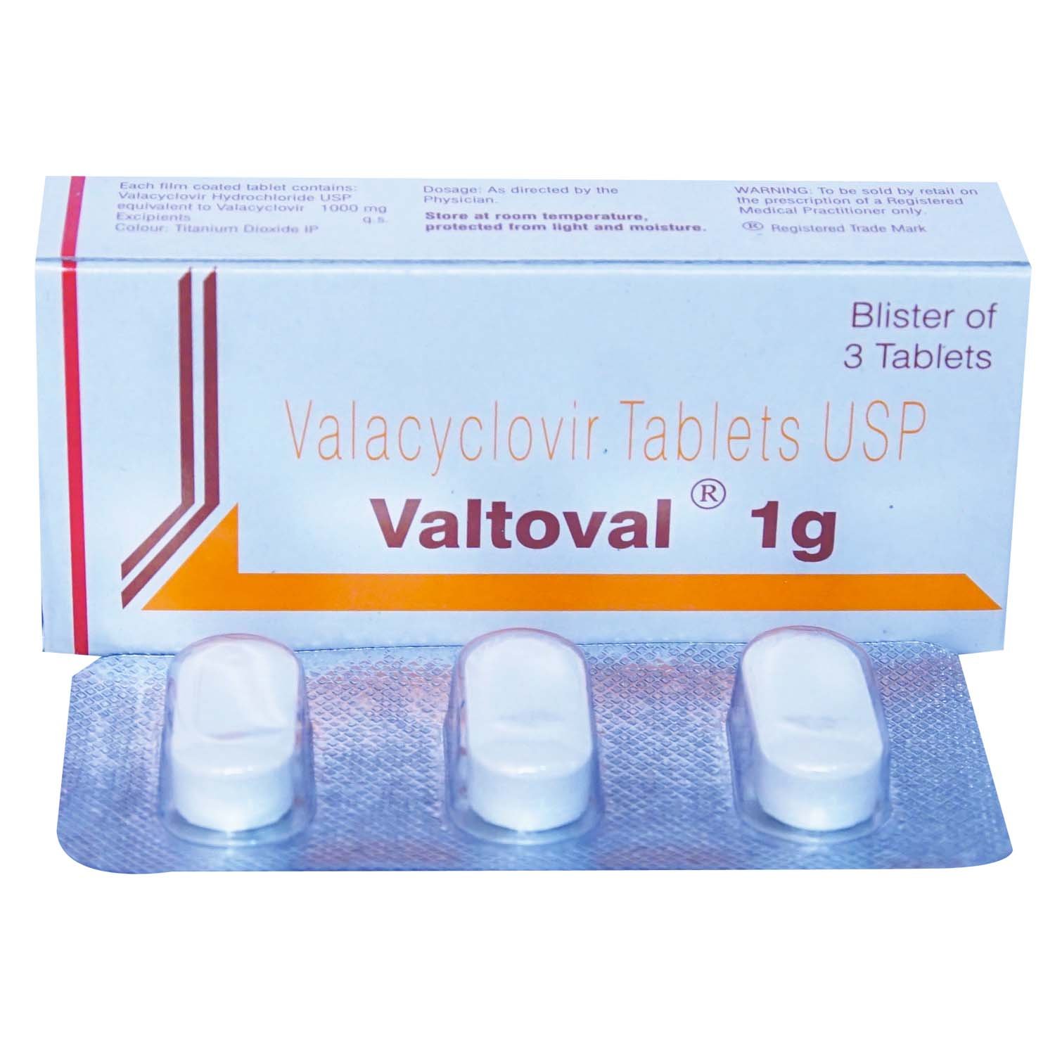 Valtoval 1g Tablet 3's, Pack of 3 TABLETS Valtoval 1g Tablet 3's, Pack of 3 TABLETS