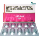 VALPO CR 500MG TABLET, Pack of 10 TABLETS