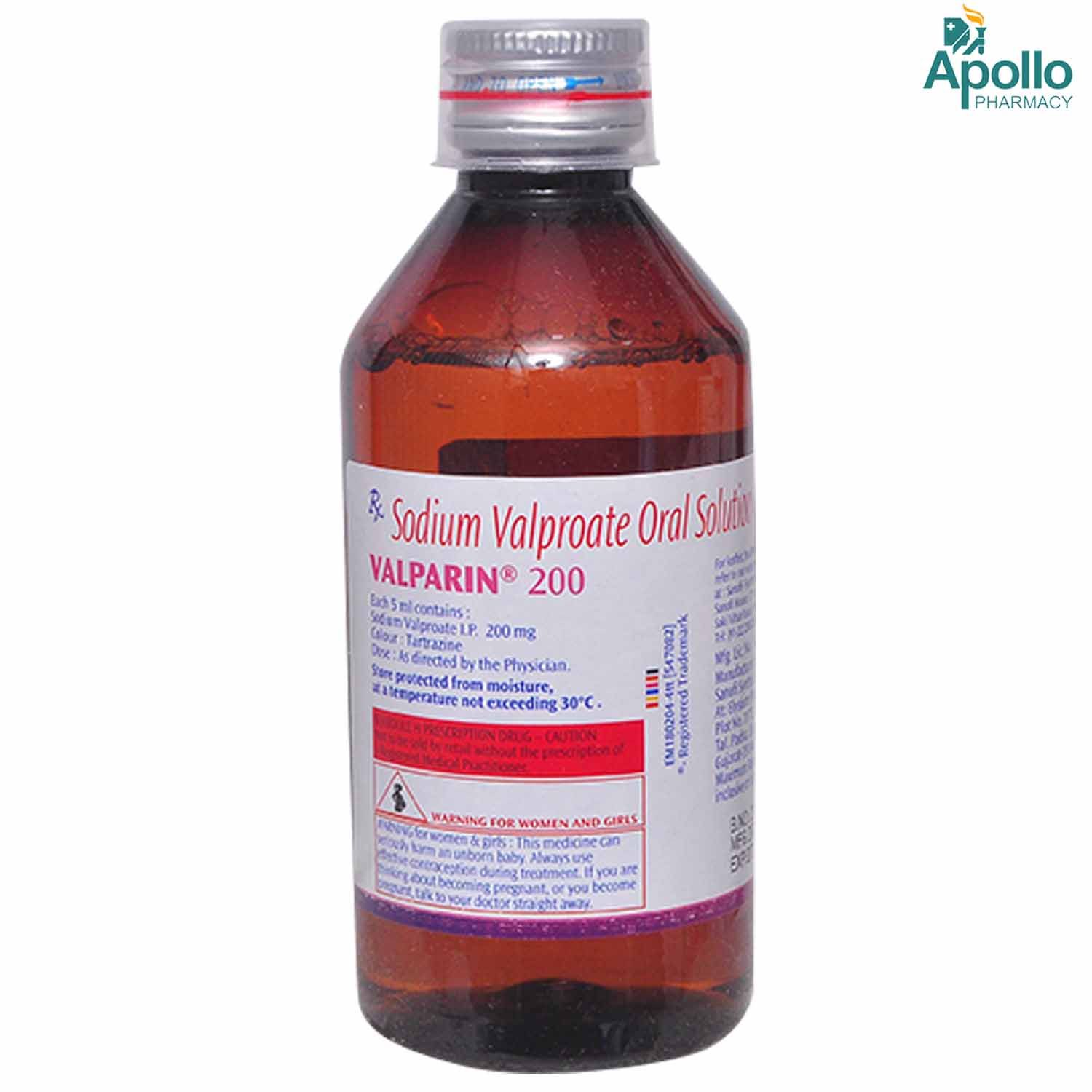 Valparin 200 Delicious Pineapple Oral Solution | Uses, Side Effects 