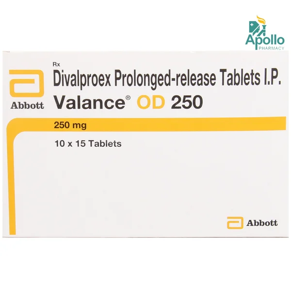 Valance OD 250 mg Tablet 15's, Pack of 15 TABLETS