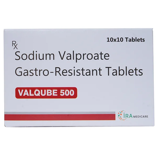 Valqube 500 Tablet 10's, Pack of 10