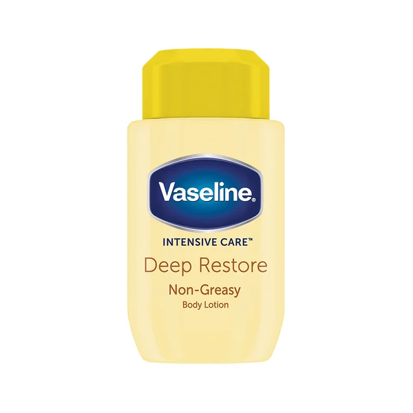 Vaseline Intensive Care Deep Restore Body Lotion 20 ml | Long Lasting Moisturization | For Dry Skin | Non Greasy Formula, Pack of 1