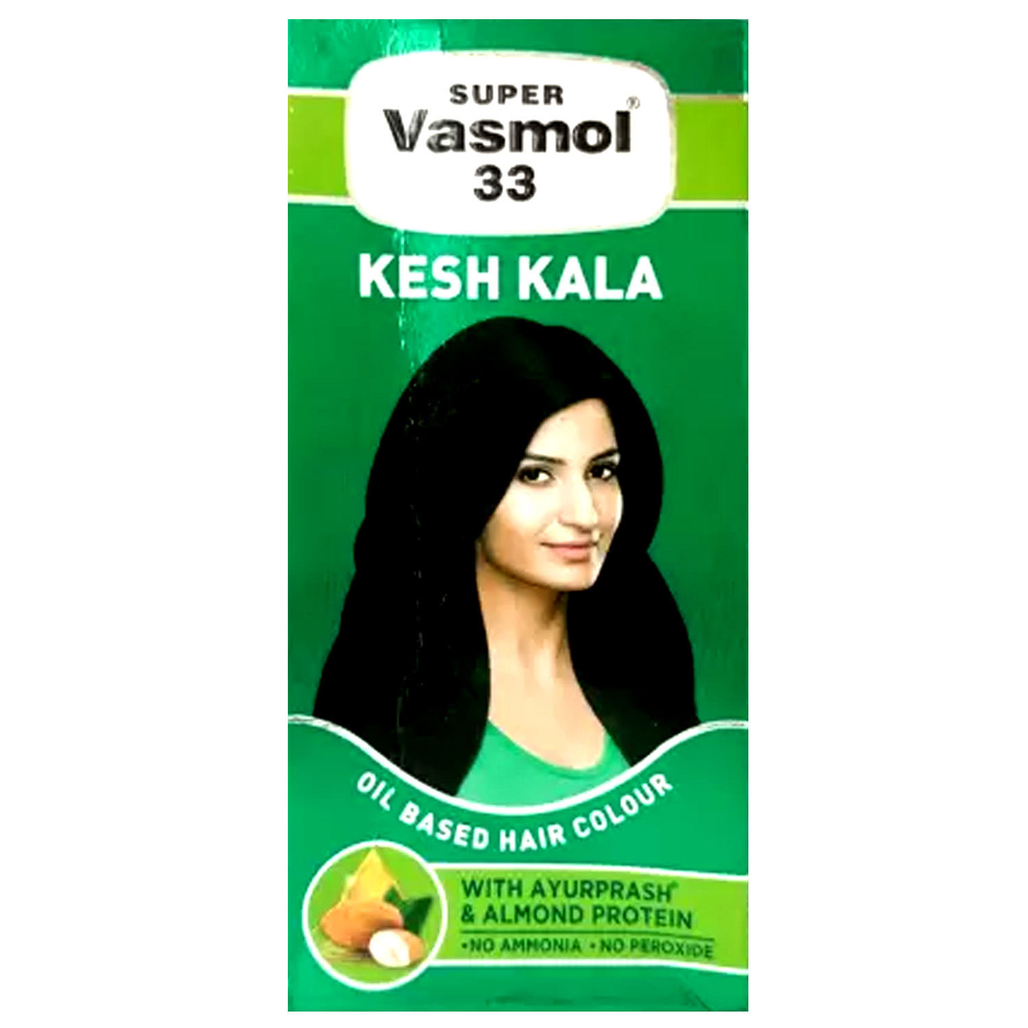 Super Vasmol 33 Kesh Kala Oil Based Hair Colour 100ml Natural Blackpack  of 2  Priyadarshini