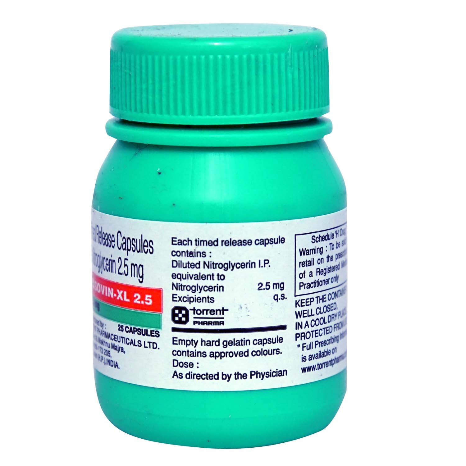 Vasovin XL 2.5 Tablet 25's, Pack of 1 TABLET TR Vasovin XL 2.5 Tablet 25's, Pack of 1 TABLET TR