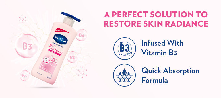 Vaseline Healthy Bright Daily Brightening Body Lotion, 400 ml, Pack of 1 Vaseline Healthy Bright Daily Brightening Body Lotion, 400 ml, Pack of 1