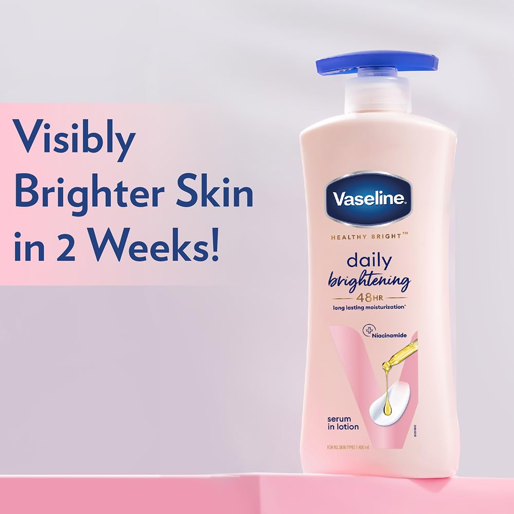 Vaseline Healthy Bright Daily Brightening Body Lotion, 90 ml, Pack of 1 Vaseline Healthy Bright Daily Brightening Body Lotion, 90 ml, Pack of 1