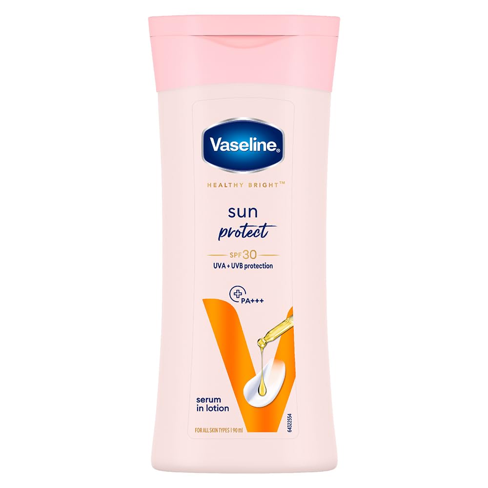 Vaseline Healthy Bright Sun Protect SPF 30 PA+++ Lotion, 100 ml, Pack of 1 Vaseline Healthy Bright Sun Protect SPF 30 PA+++ Lotion, 100 ml, Pack of 1
