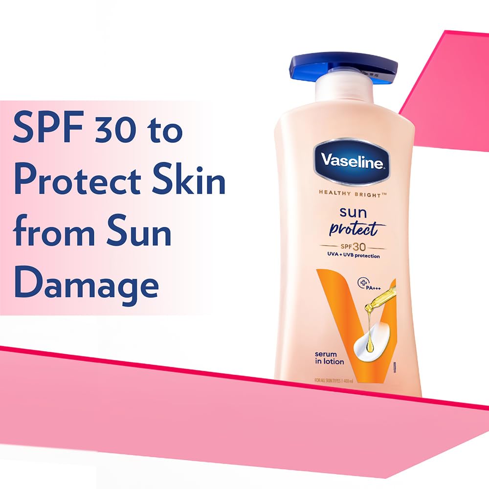 Vaseline Healthy Bright Sun Protect SPF 30 PA+++ Lotion, 100 ml, Pack of 1 Vaseline Healthy Bright Sun Protect SPF 30 PA+++ Lotion, 100 ml, Pack of 1