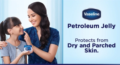 Vaseline Original Pure Skin Jelly 85 gm | Pure Petrolleum Jelly | Dryness Protection During Harsh Winter | Triple Purified | For Dull, Cracked &amp; Dry Skin, Pack of 1