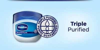 Vaseline Original Pure Skin Jelly 85 gm | Pure Petrolleum Jelly | Dryness Protection During Harsh Winter | Triple Purified | For Dull, Cracked &amp; Dry Skin, Pack of 1