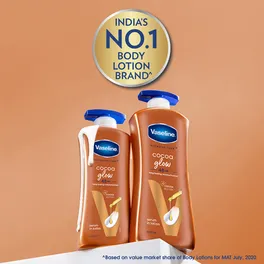Vaseline Intensive Care Cocoa Glow Body Lotion, 400 ml, Pack of 1