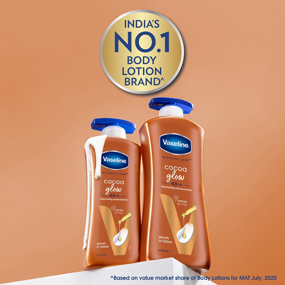 Vaseline Intensive Care Cocoa Glow Body Lotion, 400 ml Price, Uses