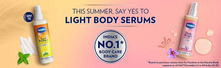 Vaseline Daily Bright & Calming Body Serum Spray 90 ml | With Vitamin E & Saffron Extract | Calms & Soothes Skin | For Brighter Looking Skin | Lightweight & Fast Absorbing, Pack of 1 Vaseline Daily Bright & Calming Body Serum Spray 90 ml | With Vitamin E & Saffron Extract | Calms & Soothes Skin | For Brighter Looking Skin | Lightweight & Fast Absorbing, Pack of 1