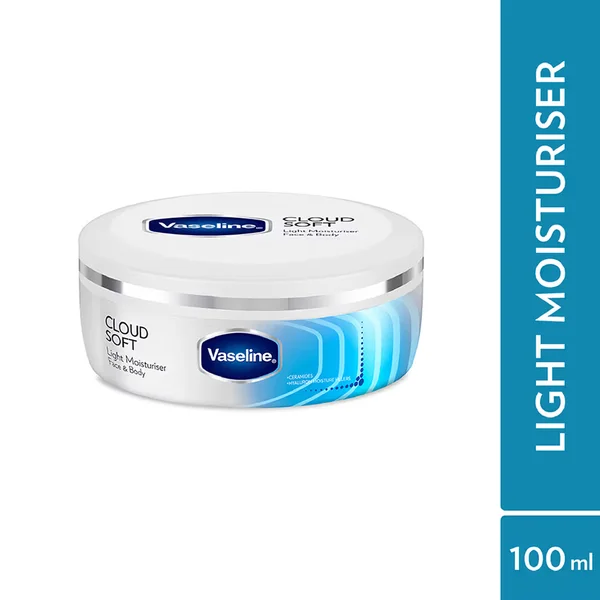 Vaseline Cloud Soft Light Moisturizer, 100 ml, Pack of 1