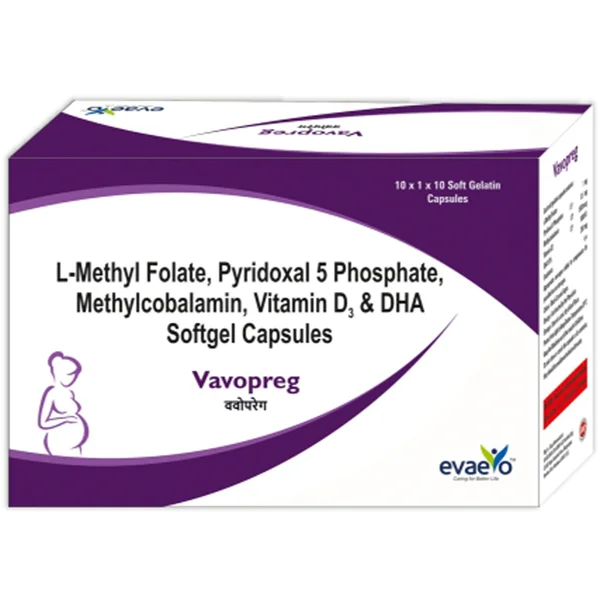 Vavopreg Softgel Capsule 10's, Pack of 10