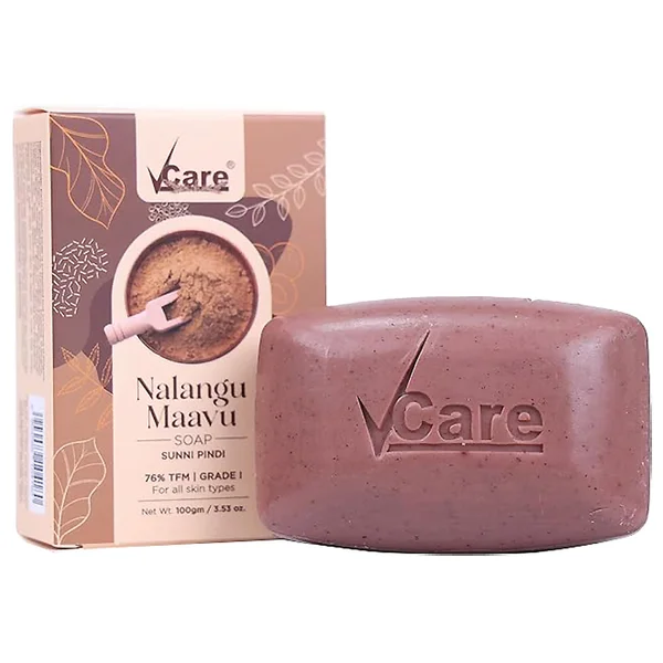 Vcare Nalangu Maavu Soap, 100 gm