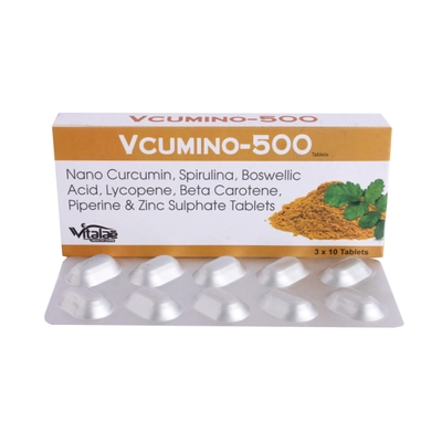 Vcumino 500 Tablet 10's, Pack of 10