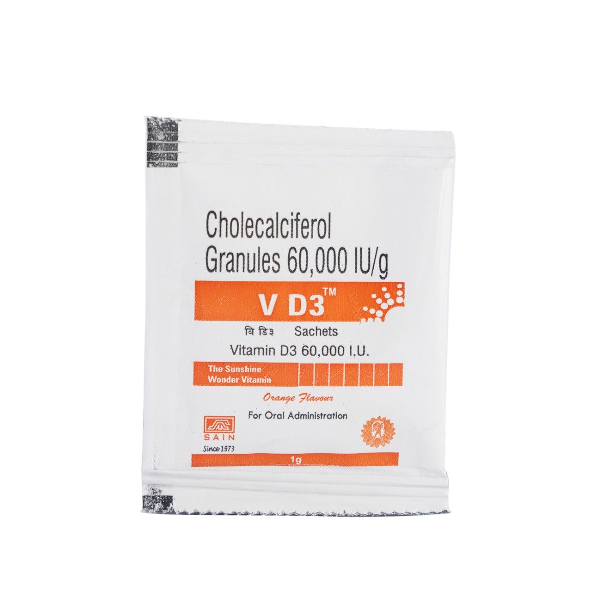 V D3 Sachets 1 gm, Pack of 1 V D3 Sachets 1 gm, Pack of 1