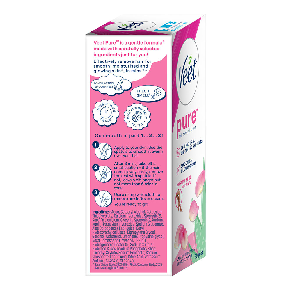 Veet Hair Removal Cream for Normal Skin, 30 gm, Pack of 1 Veet Hair Removal Cream for Normal Skin, 30 gm, Pack of 1